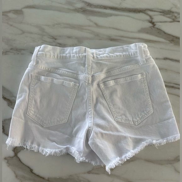 Joe’s white Ozzie micros denim shorts with frayed hem - Picture 8 of 9